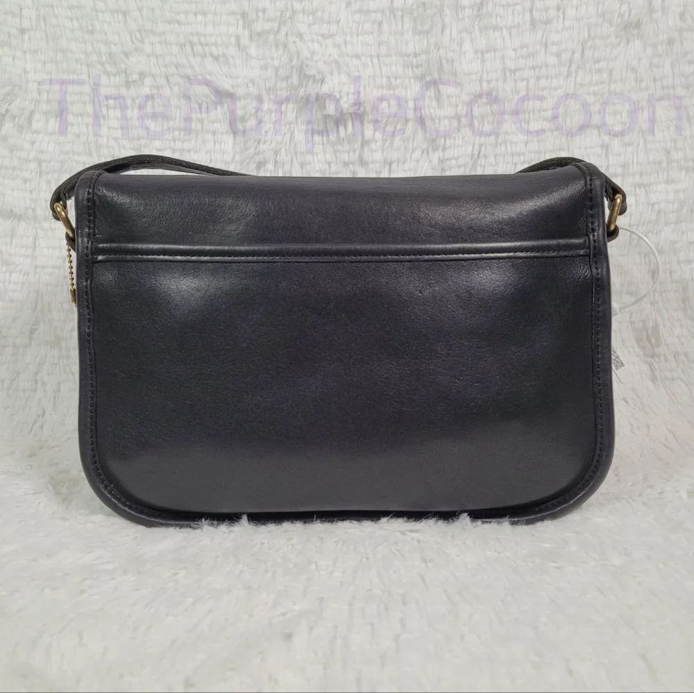 SOLD!!! Black Vintage Coach City Bag #9790 - Picture 2 of 9